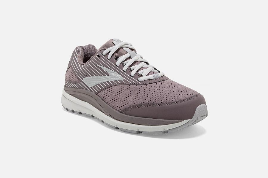 Brooks Sneaker Addiction Walker Suede Γυναικεια Ασπρα GR520943